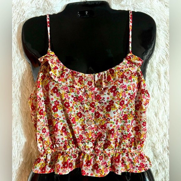 Forever 21 flower tank - Picture 1 of 3